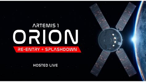 Live Orion Re Entry And Splashdown Youtube