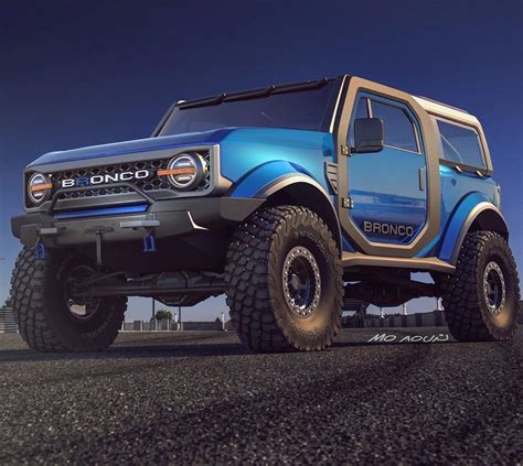 2020 Ford Bronco Rendered Stays True To 1965 Original Autoevolution