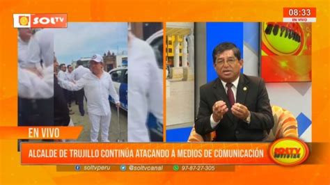 Alcalde De Trujillo Confronta Medios Contin A Esc Ndalo