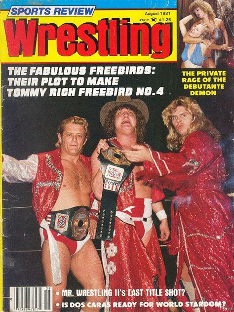 August 1981 Fabulous Freebirds, Terry Gordy, Michael Hayes, Buddy ...