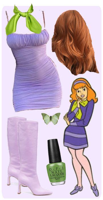 Outfit 243 💜 Scooby Doo Daphne Outfit Shoplook Hot Halloween Outfits Pretty Halloween