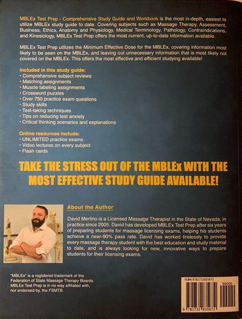 Mblex Test Prep Comprehensive Study Guide And Workbook David