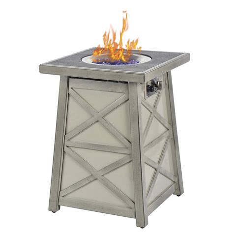 Buy BAIDE HOME Outdoor Propane Fire Pit Table 19 5 Sintered Stone Top