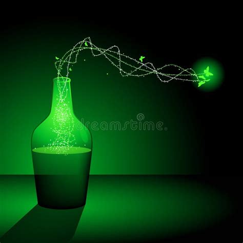 Green Fairy Absinthe Stock Vector Illustration Of Booze 3695630