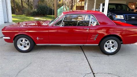 Candy Apple Red 1966 Ford Mustang Coupe Restomod [SOLD] - MustangCarPlace