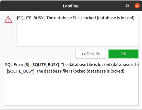 Sqlite Can T Access Db Tables From Dbeaver Sqllite Busy Database