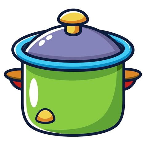 Desenho De Uma Panela - Desenho animado de panela de cozinha clipart arte vetorial e ilustração ...