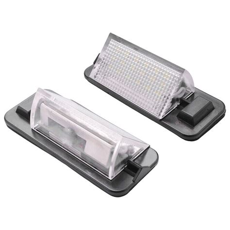 Pcs Led Car High White License Plate Light For E I I M