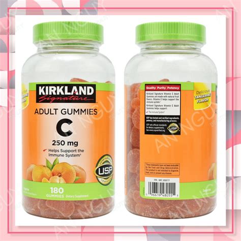 Kẹo Dẻo Kirkland Signature Bổ Sung Vitamin C 180 viênKẹo Dẻo Kirkland