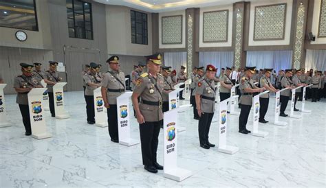 PJU Hingga Kapolres Jajaran Polda Jatim Resmi Berganti Berikut Daftarnya