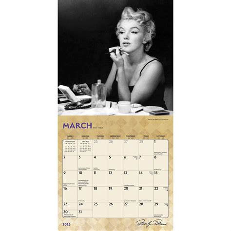 Marilyn Monroe Mini Calendar 2025