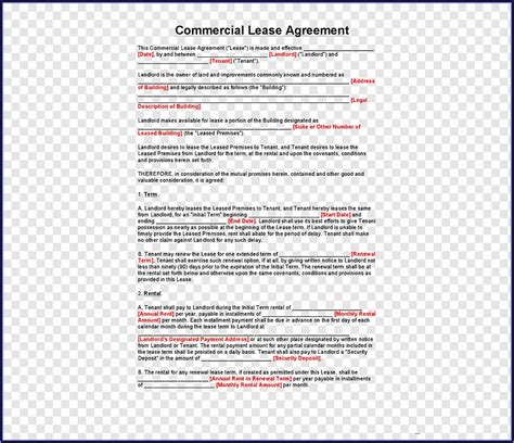 Lease Renewal Agreement Template Template 1 Resume Examples Gq96Nr559O