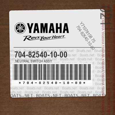 Yamaha 704 82540 10 00 NEUTRAL SWITCH ASSY Boats Net