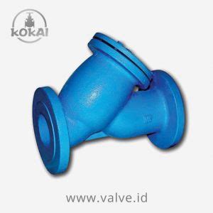 Y Strainer Flanged Pn Cast Iron Pt Kokai Indo Abadi