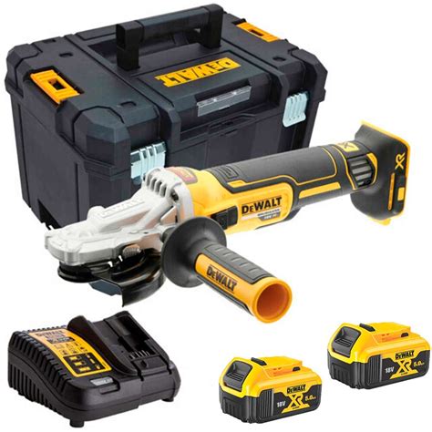 Power Grinders Dewalt DCG405N 18V Brushless Angle Grinder 125mm 2 x 5Ah ...