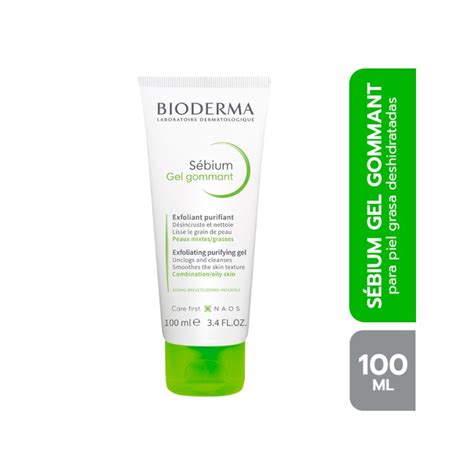 Gel Exfoliante Gommant Sébium Bioderma Tubo 100 ML Boticas Hogar y