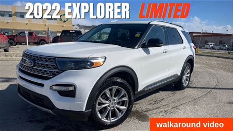 2022 Ford Explorer Limited Walkaround Video Youtube