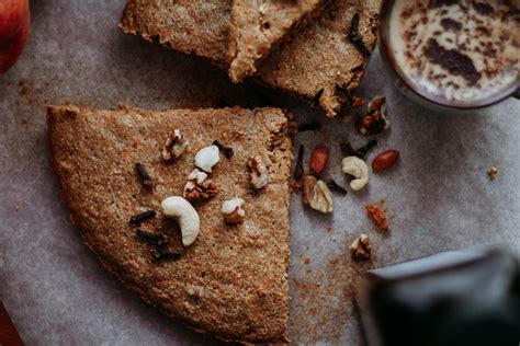 Pastel de avena manzana y almendras bajo en calorías