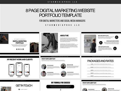 Digital Marketing Portfolio Template Digital Marketer Template