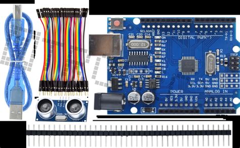 Arduino Uno R3 Starter Kit Met De Hc Sr04 Afstandssensor En Dupont