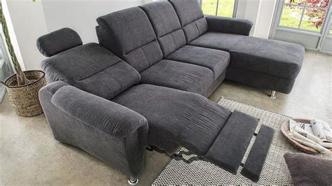 Ecksofa Parole Sofa Anthrazit Mit Elektr Relaxfunktion X