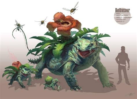 Realistic Venusaur Pokemon Realistic Pokemon Art Pokemon Fan Art