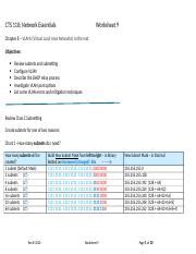 Module Worksheet Docx Cts Network Essentials Worksheet