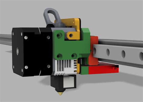 Creality Sprite Sprite Pro Linear X Rail Mount By Stat1kDesigns