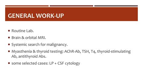 Unilateral Ophthalmoplegia Ppt