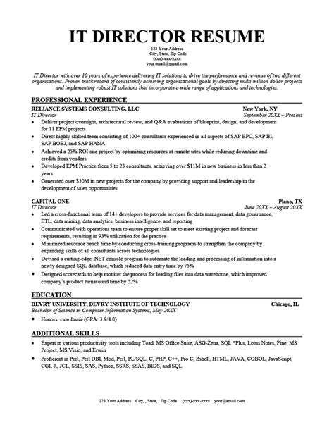 11 Information Technology (IT) Resume Examples for 2024