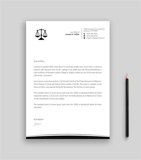 Free Legal Letterhead Templates