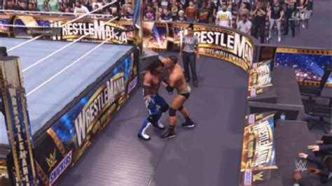 Wm Night La Knight V Aj Styles No Dq Falls Count Anywhere Wwe K