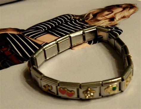 Italian Modular Charm Bracelet By Zoppini Stainless Steel Made