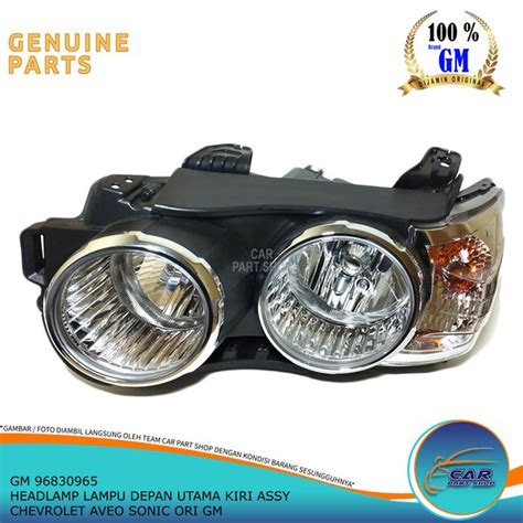 Jual HEADLAMP LAMPU DEPAN UTAMA KIRI ASSY CHEVROLET AVEO SONIC ORI GM