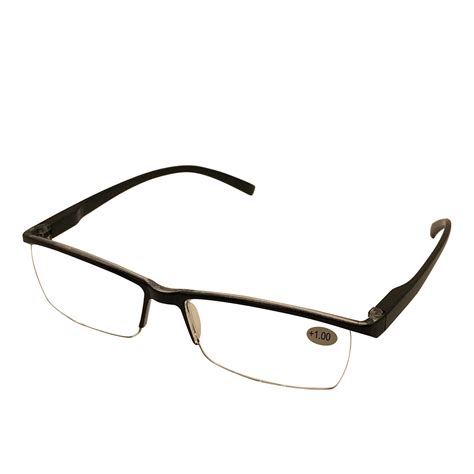 6 Packs Mens Rectangle Half Frame Reading Glasses Blue Light Etsy De