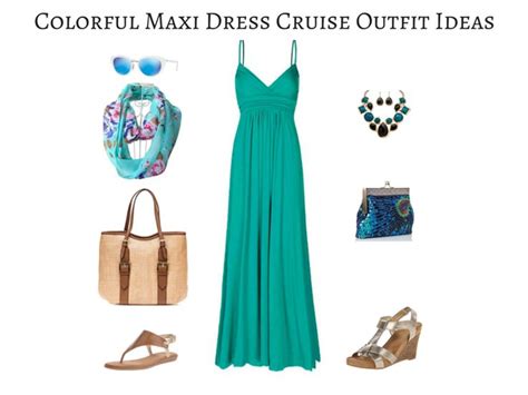 12 Cruise Outfits Youll Love To Wear Cruise Attire Colorful Maxi