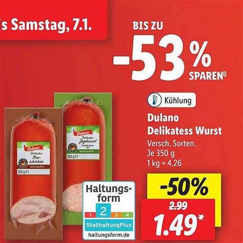 Dulano Leberwurst R Genwalder Art Angebot Bei Lidl