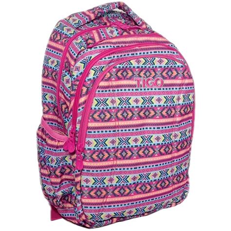 Mochila Juvenil TIGO Alpaquitay Rosa Mochilas Escolares