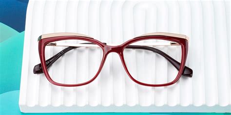 Venus Cat Eye Red Eyeglasses For Women Lensmart Online