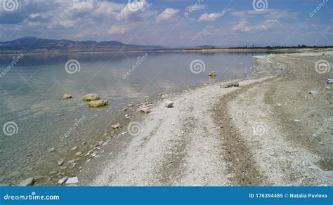 Lake Burdur is a Large Saline Lake of Tectonic Origin, Turkey. Stock ...