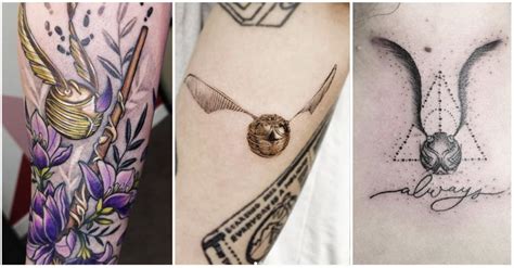 [UPDATED] 40 Golden Snitch Tattoos