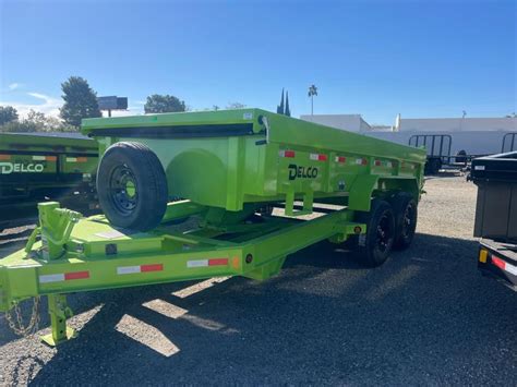 2023 Delco Trailers 14K Dump Bumper Pull Other Dump Trailer Living