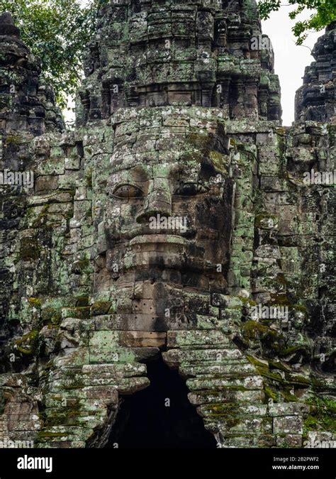 Image Of The North Gate Of Angkor Thom Temple Angkor Wat Archeological