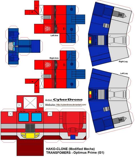 Hako Clone Optimus Prime G1 By Cyberdrone Optimus Prime Optimus