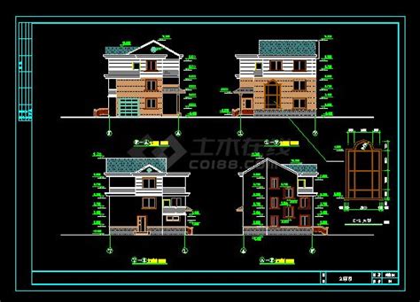 简单实用的新型农村住宅设计cad详情图住宅小区土木在线