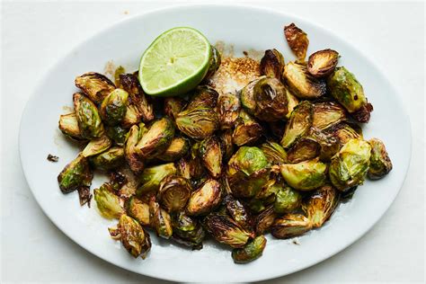 Air Fryer Brussels Sprouts With Garlic Balsamic And Soy Recipe With