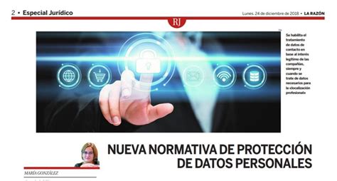 La Razón Nueva normativa de protección de datos personales ECIJA