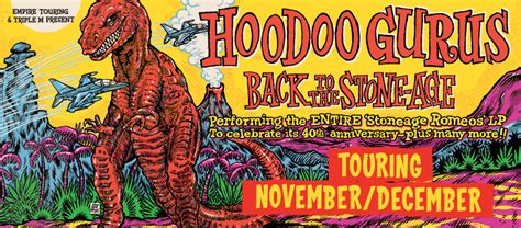 HOODOO GURUS ANNOUNCE BACK TO THE STONEAGE 2024 TOUR Australian