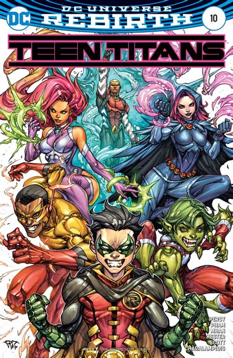 Teen Titans Rebirth 10 2016 Variant Cover Fun Box Monster Emporium