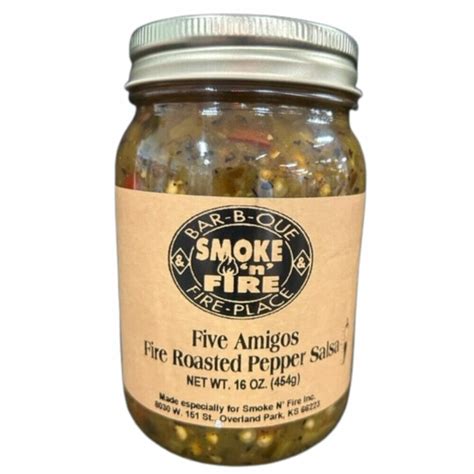 Smoke N Fire Five Amigos Fire Roasted Pepper Salsa Smoke N Fires